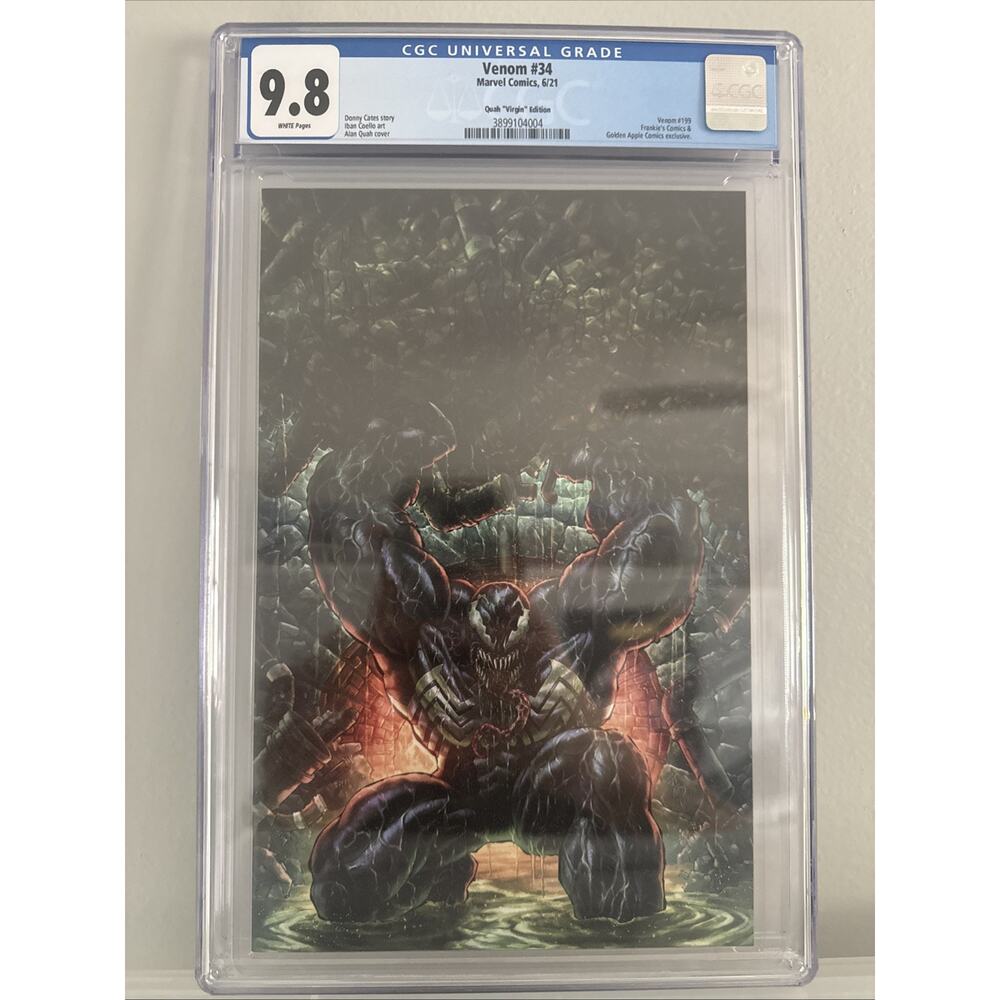 Venom #34 Quash Virgin Variant Frankie’s Comics Marvel 2021 CGC 9.8